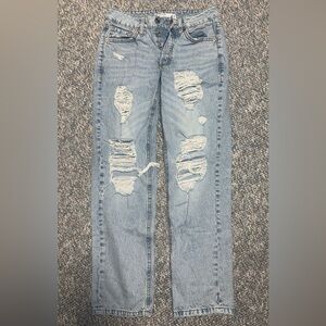 Garage ex-boyfriend blue jeans, size 00